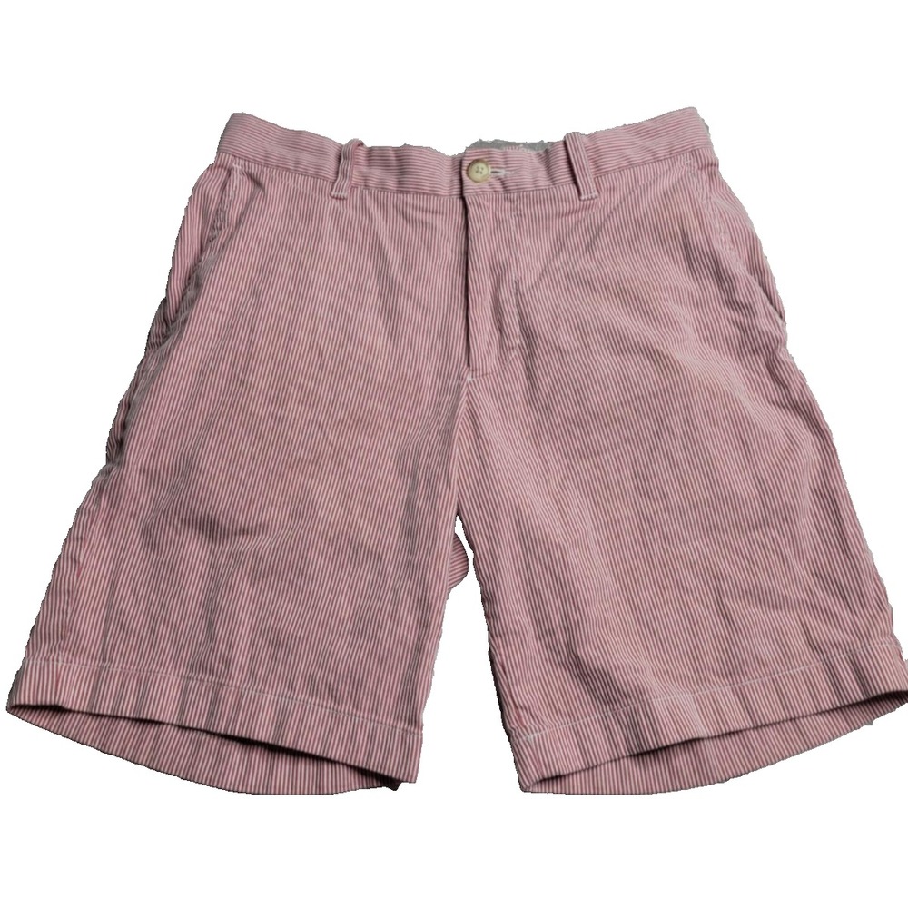 Southern Tide Red/White Pin Stripe Shorts‎ Men's 30